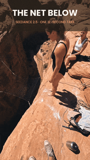 The finished take — 12 seconds, one handheld shot, a drop, a bounce and a two-hand catch on the same ledge. (Open this document in Google Docs to watch it play.)