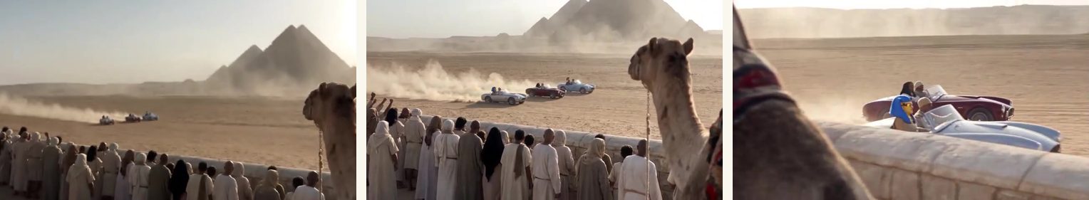 Scene 12 — three frames from the take used in the final cut.
