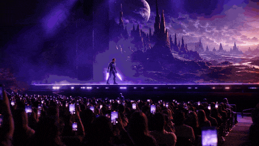The final Seedance 2.0 shot (animated GIF) — one take, fixed camera.