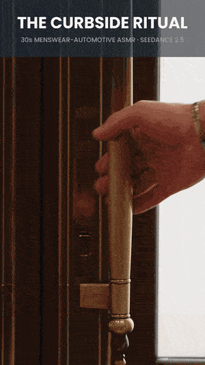 The finished 30-second film, straight out of Seedance 2.5 — one identity image, one location image, one prompt. (Open this document in Google Docs to watch it play.)